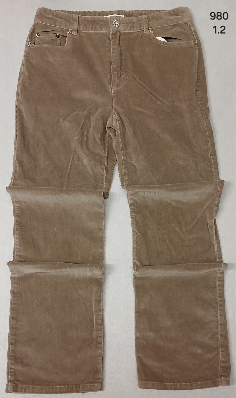 Crazy Horse (8) Vintage Brown Corduroy Relaxed Boot Cut Pant